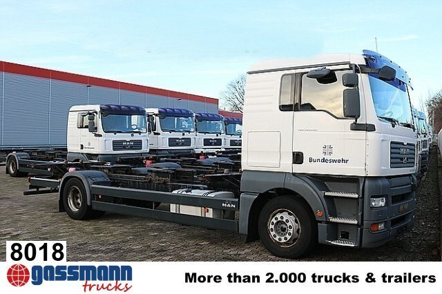 MAN TGA 18.350 4x2 LL, Fahrschule - Containertransporter/ Wissellaadbak vrachtwagen: afbeelding 1 MAN TGA 18.350 4x2 LL, Fahrschule - Containertransporter/ Wissellaadbak vrachtwagen: afbeelding 1