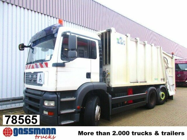 MAN TGA 26.310 BL 6x2, Haller M21-x2c, 21m³ - Vuilniswagen: afbeelding 1 MAN TGA 26.310 BL 6x2, Haller M21-x2c, 21m³ - Vuilniswagen: afbeelding 1