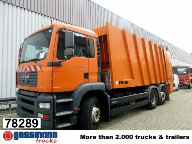 MAN TGA 26.350/400 6x2-2BL FAUN POWER PRESS 524, - Vuilniswagen: afbeelding 1 MAN TGA 26.350/400 6x2-2BL FAUN POWER PRESS 524, - Vuilniswagen: afbeelding 1