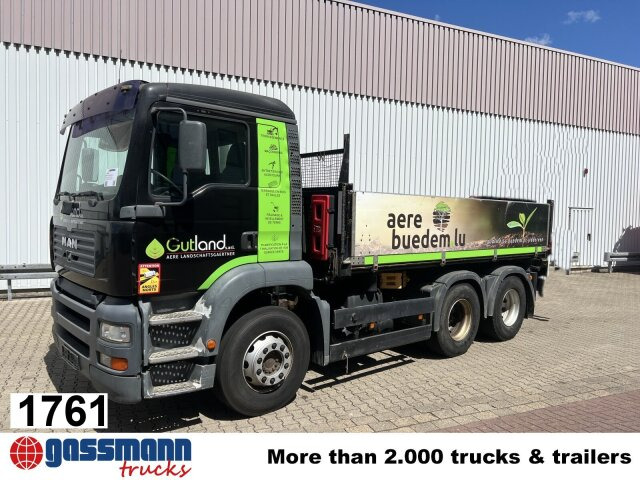 MAN TGA 26.363 6x4 BB, 2-S-Alukipper - Kipper vrachtwagen, Kraanwagen: afbeelding 1 MAN TGA 26.363 6x4 BB, 2-S-Alukipper - Kipper vrachtwagen, Kraanwagen: afbeelding 1