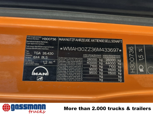 Asfaltmachine, Asfaltmachine MAN TGA 26.430 6X4 BL: afbeelding 15