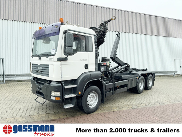 Haakarmsysteem vrachtwagen, Kraanwagen MAN TGA 33.350 6X4 BB mit Kran Hiab 166 E-3 HiDuo,: afbeelding 8