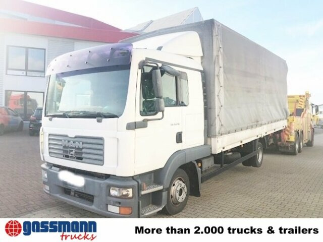 MAN TGL 8.210 BL 4x2 mit LBW, Motorschaden! - Vrachtwagen met open laadbak: afbeelding 2 MAN TGL 8.210 BL 4x2 mit LBW, Motorschaden! - Vrachtwagen met open laadbak: afbeelding 2