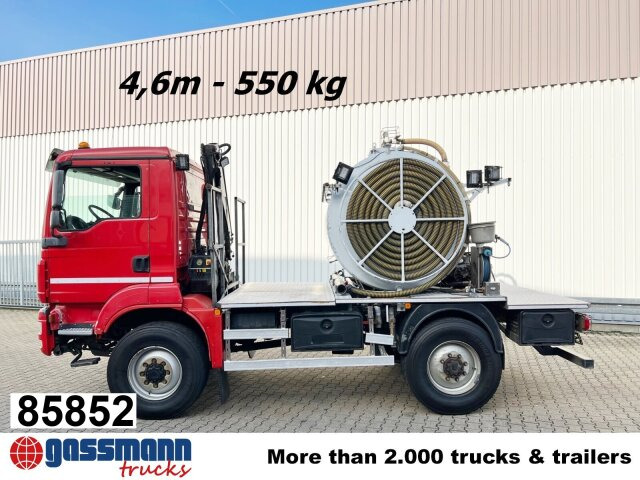 MAN TGM 13.250/340 4X4 BL, Kran Hiab 026 T-3, - Kraanwagen: afbeelding 1 MAN TGM 13.250/340 4X4 BL, Kran Hiab 026 T-3, - Kraanwagen: afbeelding 1