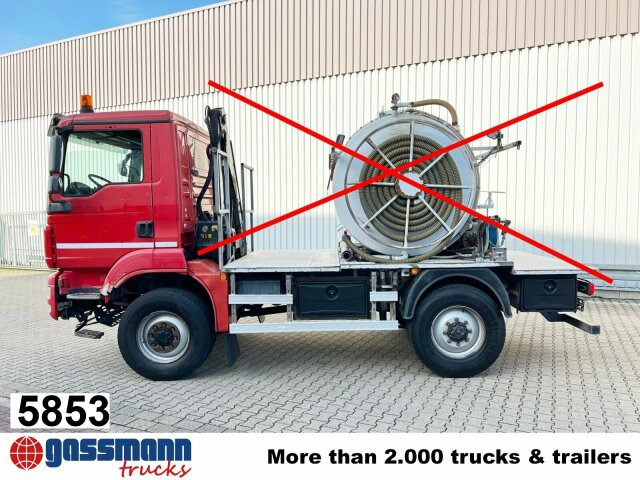 MAN TGM 13.250/340 4X4BL, Einzelbereifung, 2x - Chassis vrachtwagen, Kraanwagen: afbeelding 1 MAN TGM 13.250/340 4X4BL, Einzelbereifung, 2x - Chassis vrachtwagen, Kraanwagen: afbeelding 1