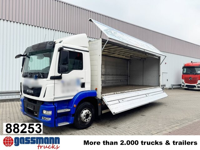 MAN TGM 15.250 4x2 LL, Getränkekoffer, Navi - Bakwagen: afbeelding 1 MAN TGM 15.250 4x2 LL, Getränkekoffer, Navi - Bakwagen: afbeelding 1