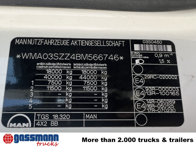 MAN TGS 18.320 4x2 BB, Tele-Absetzer - Portaalarmsysteem vrachtwagen: afbeelding 5 MAN TGS 18.320 4x2 BB, Tele-Absetzer - Portaalarmsysteem vrachtwagen: afbeelding 5