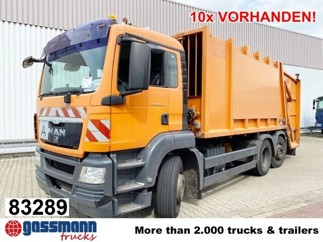 MAN TGS 26.320 6x2-4 BL, Lenkachse, Haller X2, - Vuilniswagen: afbeelding 1 MAN TGS 26.320 6x2-4 BL, Lenkachse, Haller X2, - Vuilniswagen: afbeelding 1