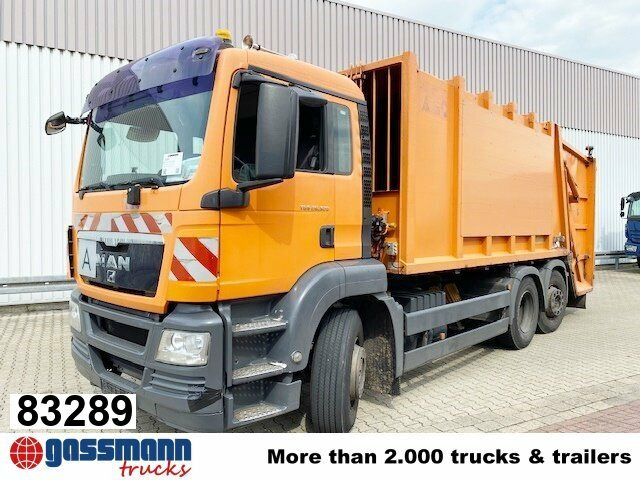MAN TGS 26.320 6x2-4 BL, Lenkachse, Haller X2, - Vuilniswagen: afbeelding 1 MAN TGS 26.320 6x2-4 BL, Lenkachse, Haller X2, - Vuilniswagen: afbeelding 1