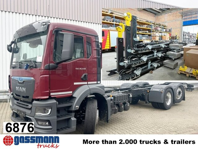 MAN TGS 26.440 6x2-4 LL CH, Lenk-/Liftachse, Navi, - Chassis vrachtwagen: afbeelding 1 MAN TGS 26.440 6x2-4 LL CH, Lenk-/Liftachse, Navi, - Chassis vrachtwagen: afbeelding 1