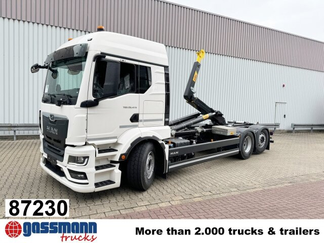 MAN TGS 26.470 6x2-4 LL CH, Retarder, Navi, - Haakarmsysteem vrachtwagen: afbeelding 1 MAN TGS 26.470 6x2-4 LL CH, Retarder, Navi, - Haakarmsysteem vrachtwagen: afbeelding 1