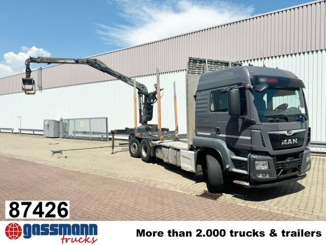 MAN TGS 26.500 6X4H-4 BL, PriTarder, HydroDrive, - Houttransport, Kraanwagen: afbeelding 1 MAN TGS 26.500 6X4H-4 BL, PriTarder, HydroDrive, - Houttransport, Kraanwagen: afbeelding 1