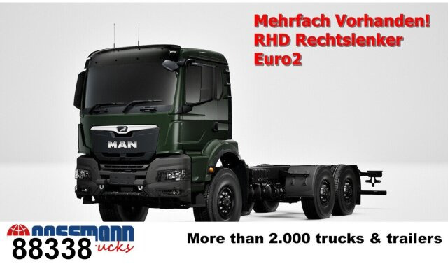 MAN TGS 33.440 6x6 BB CH RHD, Euro2, Rechtslenker, - Chassis vrachtwagen: afbeelding 1 MAN TGS 33.440 6x6 BB CH RHD, Euro2, Rechtslenker, - Chassis vrachtwagen: afbeelding 1