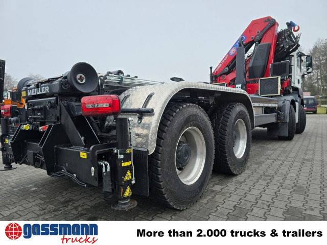 MAN TGS 35.480 8X4 BL, Intarder, Kran HMF 3220-K6, - Haakarmsysteem vrachtwagen, Kraanwagen: afbeelding 2 MAN TGS 35.480 8X4 BL, Intarder, Kran HMF 3220-K6, - Haakarmsysteem vrachtwagen, Kraanwagen: afbeelding 2