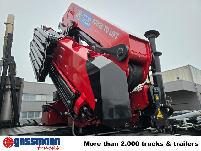 MAN TGS 35.480 8X4 BL, Intarder, Kran HMF 3220-K6, - Haakarmsysteem vrachtwagen, Kraanwagen: afbeelding 5 MAN TGS 35.480 8X4 BL, Intarder, Kran HMF 3220-K6, - Haakarmsysteem vrachtwagen, Kraanwagen: afbeelding 5