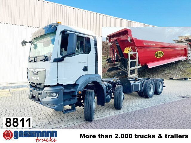MAN TGS 35.480 8x6H BL CH, HydroDrive, Navi, Meiller - Kiepwagen: afbeelding 1 MAN TGS 35.480 8x6H BL CH, HydroDrive, Navi, Meiller - Kiepwagen: afbeelding 1