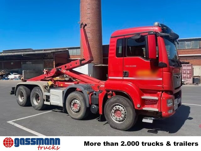 MAN TGS 35.500 8x4 BB, Pritarder, Meiller RK 30.65 - Haakarmsysteem vrachtwagen: afbeelding 4 MAN TGS 35.500 8x4 BB, Pritarder, Meiller RK 30.65 - Haakarmsysteem vrachtwagen: afbeelding 4
