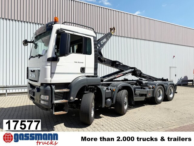 MAN TGS 35.540 8x6H BL, HydroDrive, PriTrader, Hiab - Haakarmsysteem vrachtwagen: afbeelding 1 MAN TGS 35.540 8x6H BL, HydroDrive, PriTrader, Hiab - Haakarmsysteem vrachtwagen: afbeelding 1