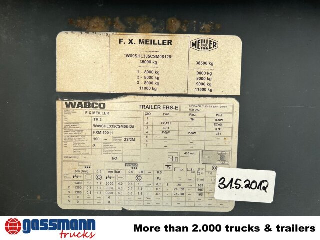 Meiller MHPS 12/27 NOSS2, Stahlmulde ca. 26m³, - Kipper oplegger: afbeelding 3 Meiller MHPS 12/27 NOSS2, Stahlmulde ca. 26m³, - Kipper oplegger: afbeelding 3