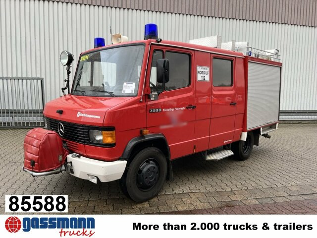 Mercedes-Benz 709 D 4x2 Doka, LF 8 - Brandweerwagen: afbeelding 1 Mercedes-Benz 709 D 4x2 Doka, LF 8 - Brandweerwagen: afbeelding 1