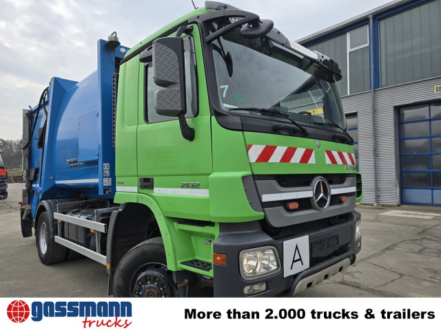 Vuilniswagen voor het vervoer van afval Mercedes-Benz Actros 2032 LA 4x4, Faun Variopress 310 ca.: afbeelding 9