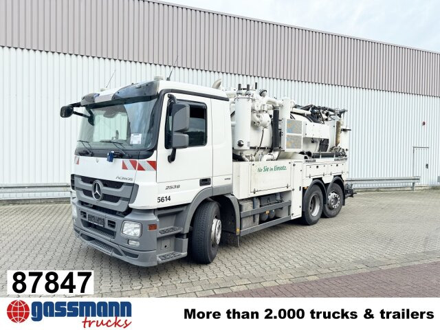 Mercedes-Benz Actros 2536 L 6x2, Müller Saug- und Spülwagen - Veegwagen: afbeelding 1 Mercedes-Benz Actros 2536 L 6x2, Müller Saug- und Spülwagen - Veegwagen: afbeelding 1