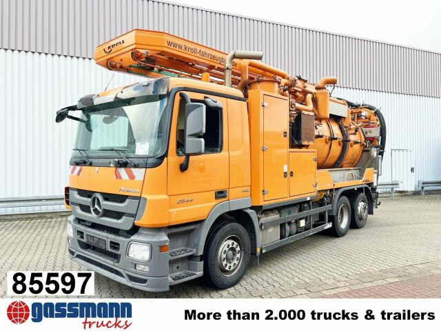 Mercedes-Benz Actros 2544 L 6x2, Lenkachse, Kroll - Veegwagen: afbeelding 1 Mercedes-Benz Actros 2544 L 6x2, Lenkachse, Kroll - Veegwagen: afbeelding 1