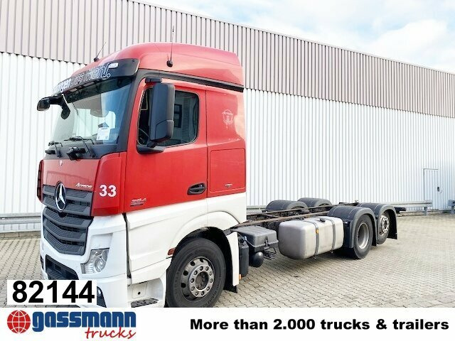 Mercedes-Benz Actros 2545 L 6x2, StreamSpace, Liftachse, - Chassis vrachtwagen: afbeelding 1 Mercedes-Benz Actros 2545 L 6x2, StreamSpace, Liftachse, - Chassis vrachtwagen: afbeelding 1