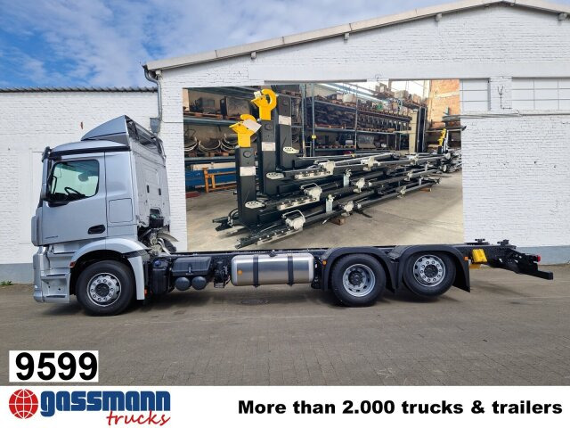 Mercedes-Benz Actros 2553 LL 6x2/46, Retarder, Liftachse, - Haakarmsysteem vrachtwagen: afbeelding 1 Mercedes-Benz Actros 2553 LL 6x2/46, Retarder, Liftachse, - Haakarmsysteem vrachtwagen: afbeelding 1