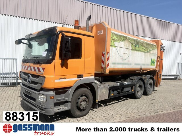 Mercedes-Benz Actros 2641/48 L 6x4, Seilabroller, Haller - Vuilniswagen: afbeelding 1 Mercedes-Benz Actros 2641/48 L 6x4, Seilabroller, Haller - Vuilniswagen: afbeelding 1