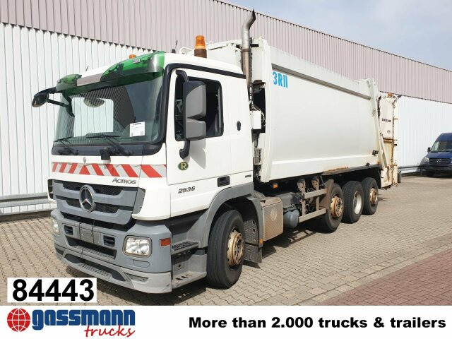 Mercedes-Benz Actros 3236 L 8x2/6, 2x Lenkachse, Schörling - Vuilniswagen: afbeelding 1 Mercedes-Benz Actros 3236 L 8x2/6, 2x Lenkachse, Schörling - Vuilniswagen: afbeelding 1