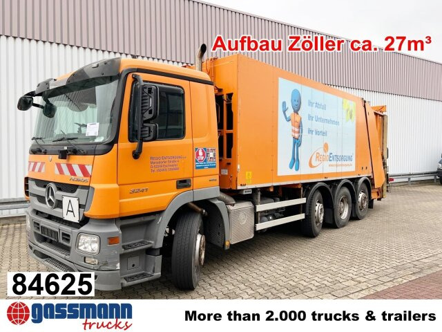 Mercedes-Benz Actros 3241 L 8x2/6, 2x Lenkachse, Zöller - Vuilniswagen: afbeelding 1 Mercedes-Benz Actros 3241 L 8x2/6, 2x Lenkachse, Zöller - Vuilniswagen: afbeelding 1