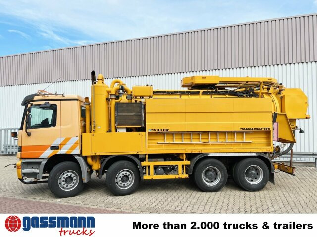 Mercedes-Benz Actros 3243 K 8x4/4, Müller Saug- und - Veegwagen: afbeelding 3 Mercedes-Benz Actros 3243 K 8x4/4, Müller Saug- und - Veegwagen: afbeelding 3
