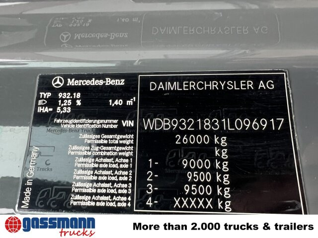 Mercedes-Benz Actros 3346 AK 6x6 - Chassis vrachtwagen: afbeelding 3 Mercedes-Benz Actros 3346 AK 6x6 - Chassis vrachtwagen: afbeelding 3