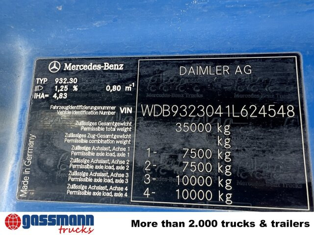 Mercedes-Benz Actros MP 3, 3241/8x4, Alukipper Bordmatik, - Kipper vrachtwagen: afbeelding 5 Mercedes-Benz Actros MP 3, 3241/8x4, Alukipper Bordmatik, - Kipper vrachtwagen: afbeelding 5