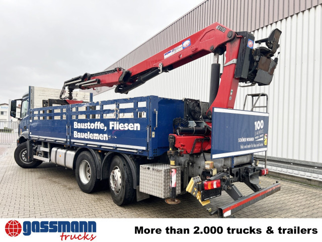 Vrachtwagen met open laadbak, Kraanwagen Mercedes-Benz Antos 2540 L 6x2, Lenkachse, HMF 2110-L3: afbeelding 12 Vrachtwagen met open laadbak, Kraanwagen Mercedes-Benz Antos 2540 L 6x2, Lenkachse, HMF 2110-L3: afbeelding 12