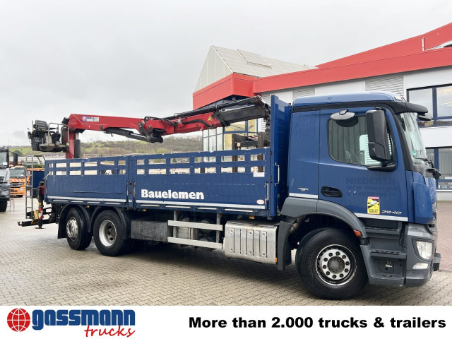 Vrachtwagen met open laadbak, Kraanwagen Mercedes-Benz Antos 2540 L 6x2, Lenkachse, HMF 2110-L3: afbeelding 10 Vrachtwagen met open laadbak, Kraanwagen Mercedes-Benz Antos 2540 L 6x2, Lenkachse, HMF 2110-L3: afbeelding 10