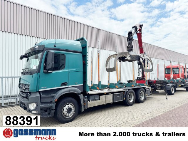 Mercedes-Benz Arocs 2651 L 6x4, Retarder, StreamSpace, - Houttransport, Kraanwagen: afbeelding 1 Mercedes-Benz Arocs 2651 L 6x4, Retarder, StreamSpace, - Houttransport, Kraanwagen: afbeelding 1