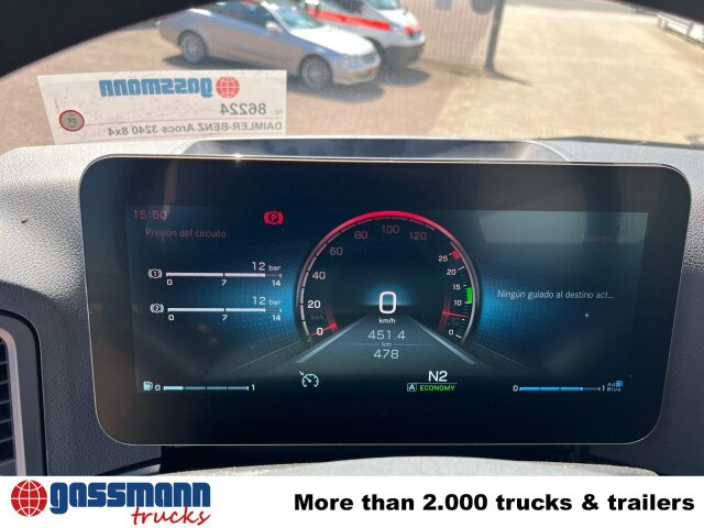Mercedes-Benz Arocs 3240 8x4/42, Motorabtrieb - Haakarmsysteem vrachtwagen: afbeelding 2 Mercedes-Benz Arocs 3240 8x4/42, Motorabtrieb - Haakarmsysteem vrachtwagen: afbeelding 2