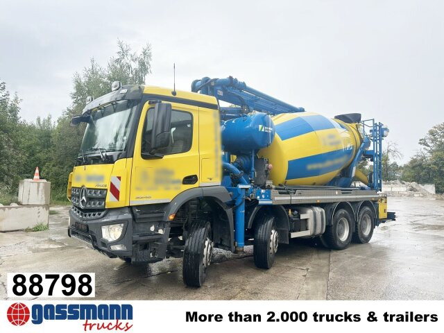 Mercedes-Benz Arocs 3246 B 8x4 Stetter Mischer 7m³, Pumpe 25m - Betonmixer: afbeelding 1 Mercedes-Benz Arocs 3246 B 8x4 Stetter Mischer 7m³, Pumpe 25m - Betonmixer: afbeelding 1