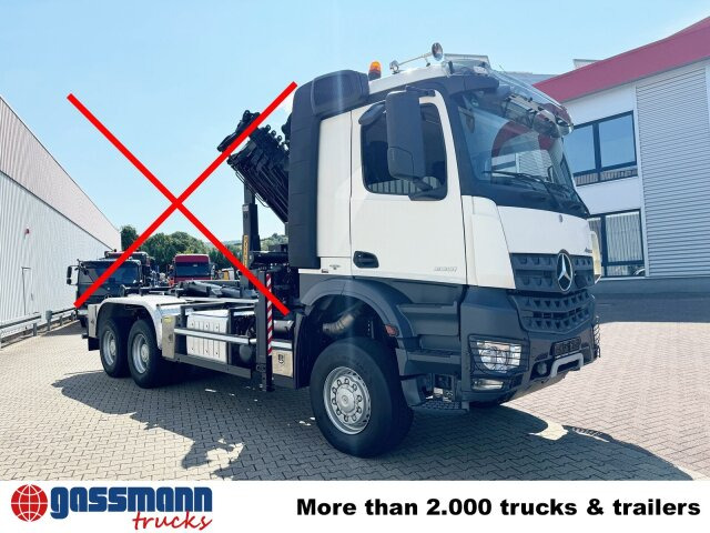 Haakarmsysteem vrachtwagen Mercedes-Benz Arocs 3351 AK 6x6, Retarder, Navi, Grounder: afbeelding 9 Haakarmsysteem vrachtwagen Mercedes-Benz Arocs 3351 AK 6x6, Retarder, Navi, Grounder: afbeelding 9