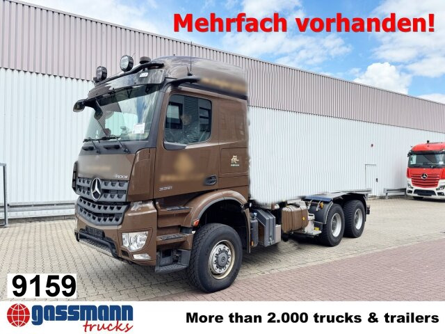 Mercedes-Benz Arocs 3351 LS 6x6, Grounder, MirrorCam, Navi - Chassis vrachtwagen: afbeelding 1 Mercedes-Benz Arocs 3351 LS 6x6, Grounder, MirrorCam, Navi - Chassis vrachtwagen: afbeelding 1