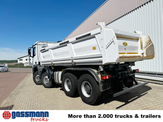 Kipper vrachtwagen Mercedes-Benz Arocs 4142/48 K 8x4/4, Meiller Bordmatik links: afbeelding 13
