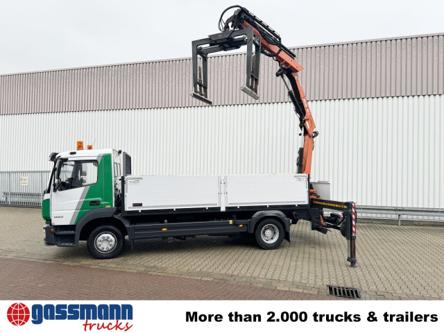 Mercedes-Benz Atego 1223 L 4x2 mit Heckkran Atlas 88.3-A2L, - Vrachtwagen met open laadbak, Kraanwagen: afbeelding 2 Mercedes-Benz Atego 1223 L 4x2 mit Heckkran Atlas 88.3-A2L, - Vrachtwagen met open laadbak, Kraanwagen: afbeelding 2