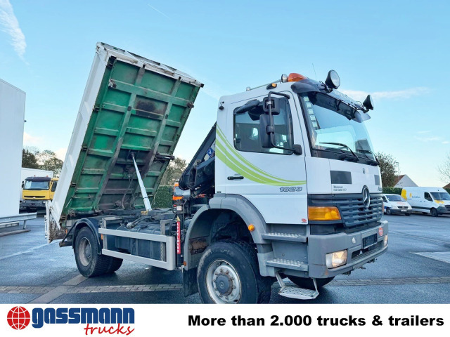 Kipper vrachtwagen, Kraanwagen Mercedes-Benz Atego 1823AK 4x4, Kran HIAB, Bordmatik: afbeelding 15