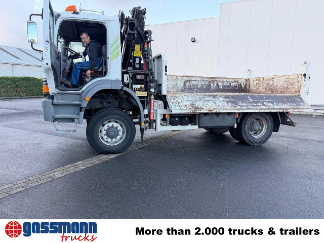 Kipper vrachtwagen, Kraanwagen Mercedes-Benz Atego 1823AK 4x4, Kran HIAB, Bordmatik: afbeelding 10