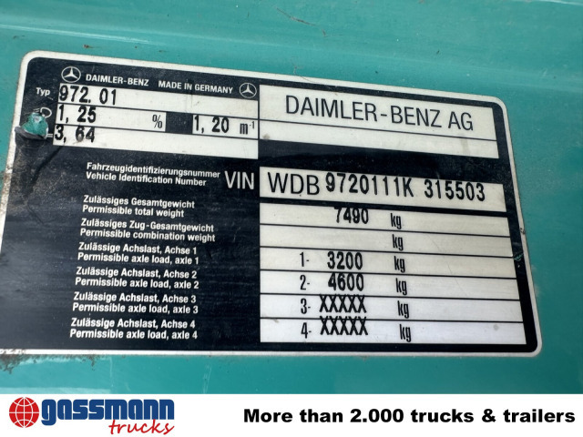 Mercedes-Benz Atego 815 K 4x2, 2x AHK - Kipper vrachtwagen: afbeelding 3 Mercedes-Benz Atego 815 K 4x2, 2x AHK - Kipper vrachtwagen: afbeelding 3