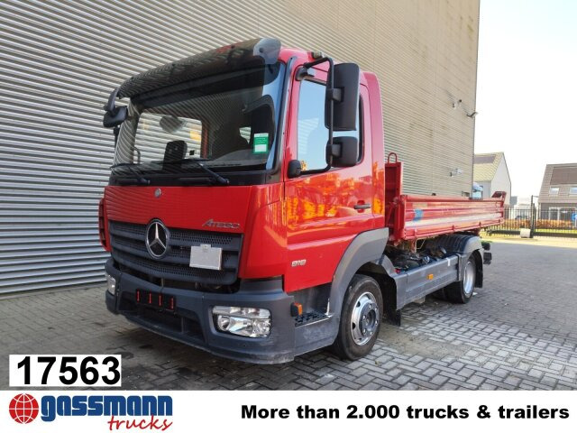 Mercedes-Benz Atego 818 K 4x2, Meiller-Kipper, 2 x AHK - Kipper vrachtwagen: afbeelding 1 Mercedes-Benz Atego 818 K 4x2, Meiller-Kipper, 2 x AHK - Kipper vrachtwagen: afbeelding 1