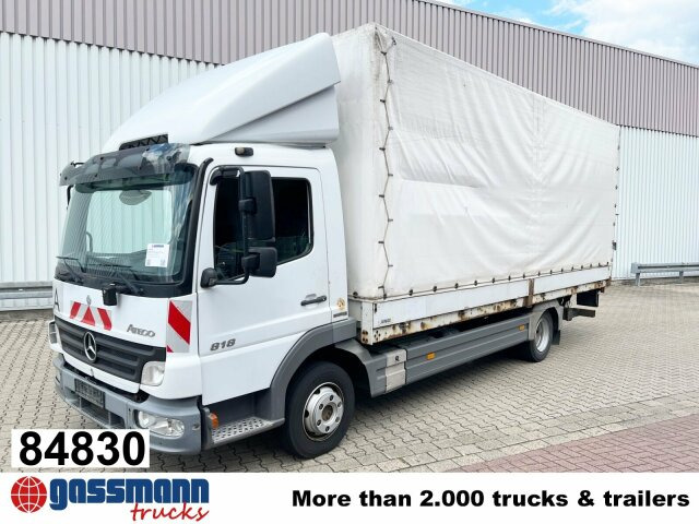 Mercedes-Benz Atego 818 L 4x2 mit LBW BÄR - Vrachtwagen met open laadbak: afbeelding 1 Mercedes-Benz Atego 818 L 4x2 mit LBW BÄR - Vrachtwagen met open laadbak: afbeelding 1