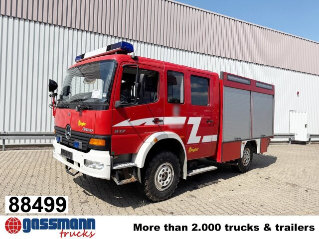 Mercedes-Benz Atego 917 4x4, LF 10, Einzelbereifung, AT-Motor - Brandweerwagen: afbeelding 1 Mercedes-Benz Atego 917 4x4, LF 10, Einzelbereifung, AT-Motor - Brandweerwagen: afbeelding 1
